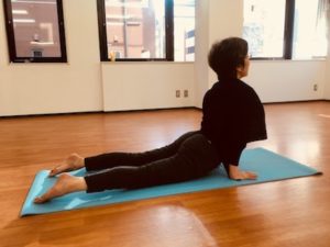 ヨガポーズのやり方・コブラのポーズ