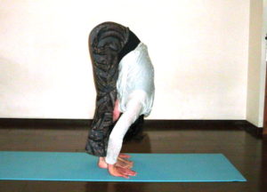 前屈ポーズ、伸ばすのは膝裏ではありません