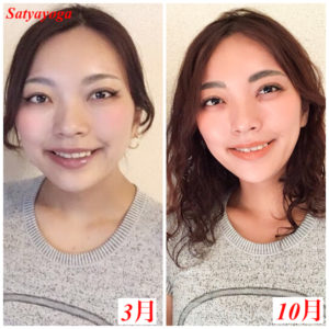 ヨガで小顔になれます