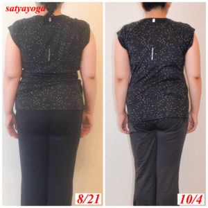 同じヨガウエア着ているのに、別人に見える！横浜ダイエットヨガレッスン