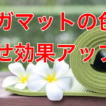 あなたが痩せるのは何色のヨガマット？体質別痩せるヨガマットの色