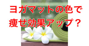 あなたが痩せるのは何色のヨガマット？体質別痩せるヨガマットの色